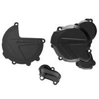 CLUTCH & IGNITION COVER PROTECTOR KTM EXC250-300 20-23 BLACK